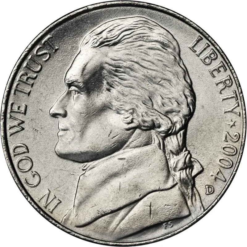2004 Jefferson Nickel