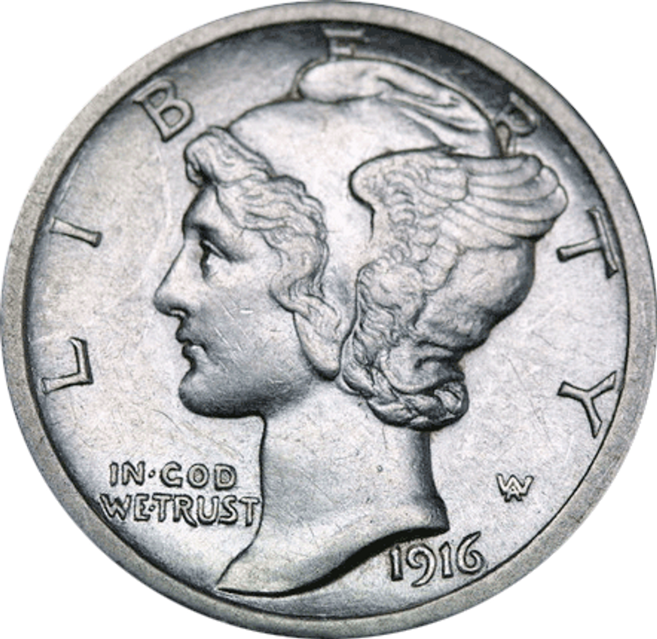 1937 Mercury Dime