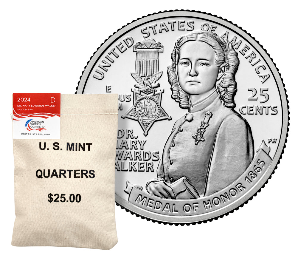 2024 Washington Quarter - Dr. Mary Edwards Walker