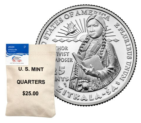 2024 Washington Quarter - Zitkala-Ša